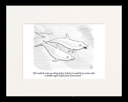 If I Could Do Only One Thing Before I Died... Cartoon Print
