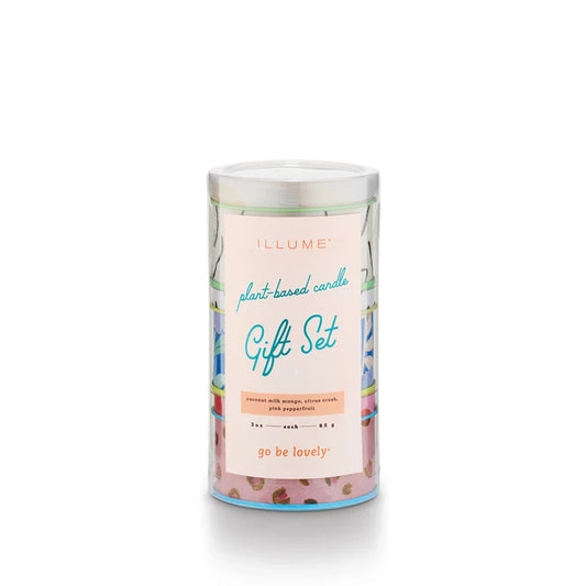 ILLUME - Go Be Lovely Mini Tin Trio Gift Set