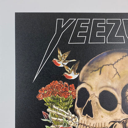 Yeezus Tour 2013 VIP Poster By Wes Lang