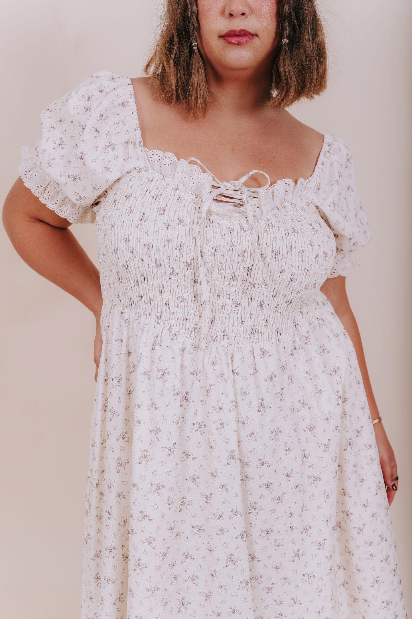 PLUS SIZE - Willing To Wait Dress