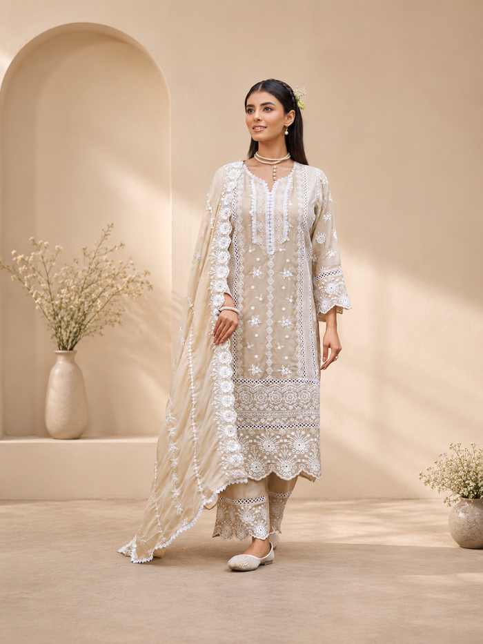 Ivory Grace Luxe Suit