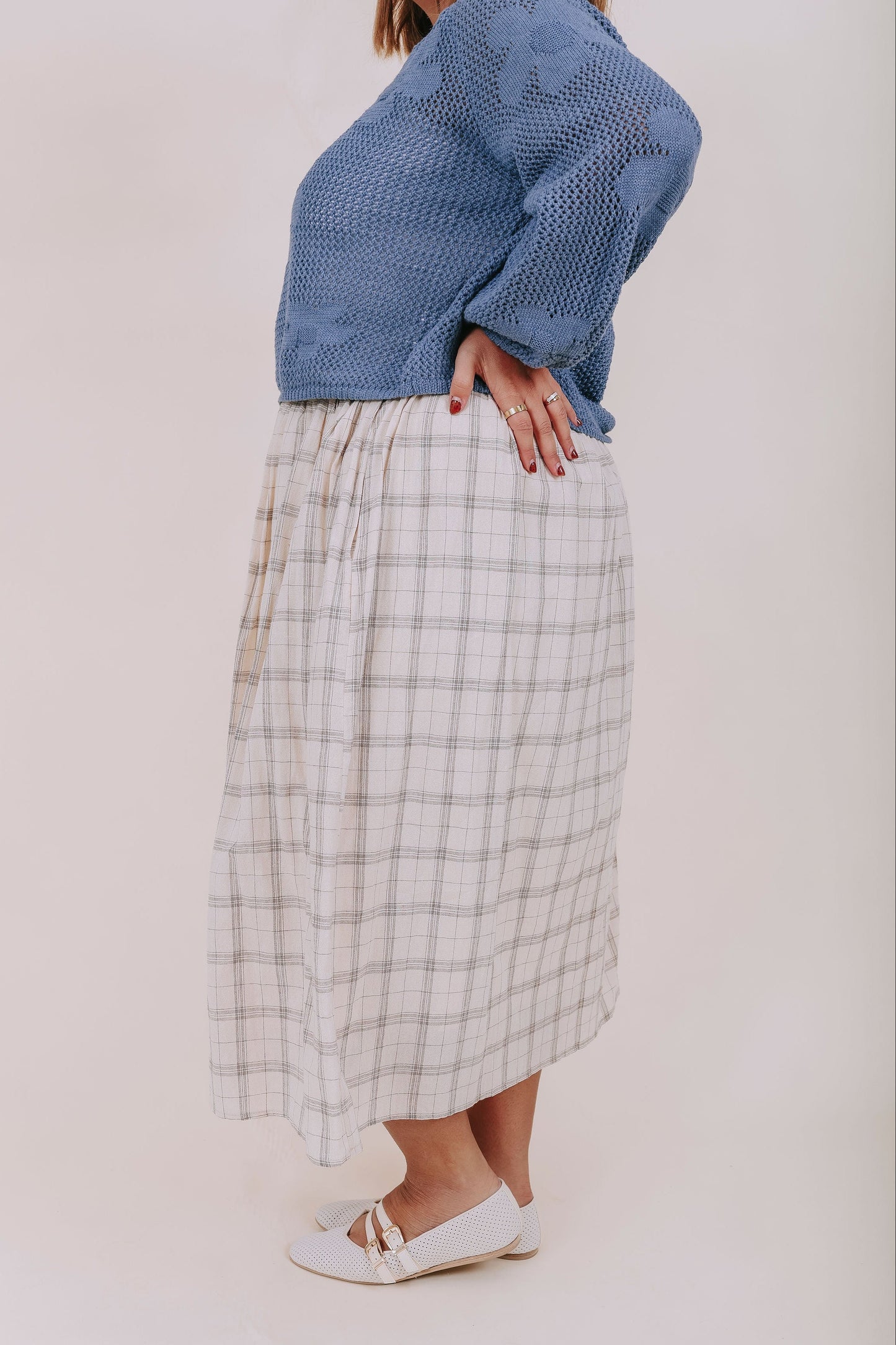 PLUS SIZE - Chai Tea Moments Skirt