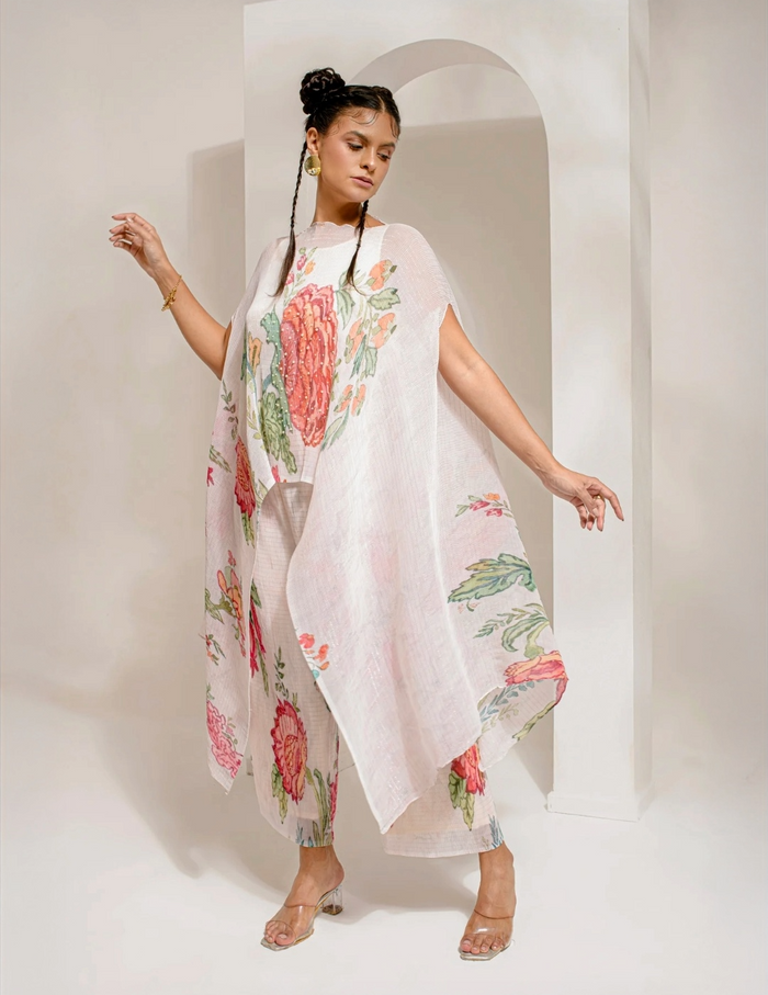 Ivory White Kaftan only