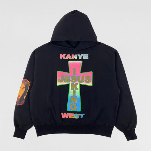 Jesus Is King 2019 AWGE Cross Hoodie