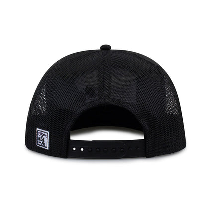 Kansas State University Class of '92 trucker hat, rear view of mesh back and adjustable snapback closure