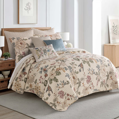 Kensington Garden Blue Pillow 14x18