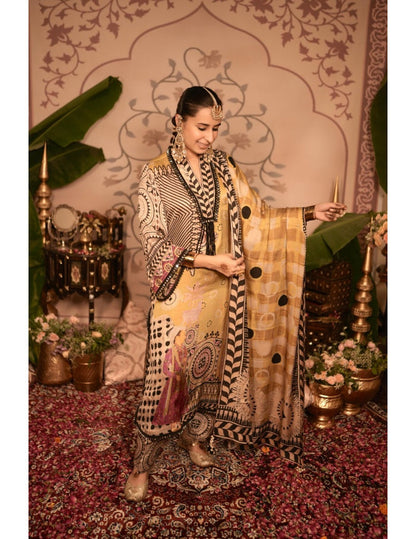 Kheer Yellow Kurta Set
