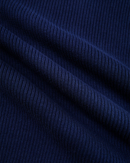 Knitted Polo - Navy