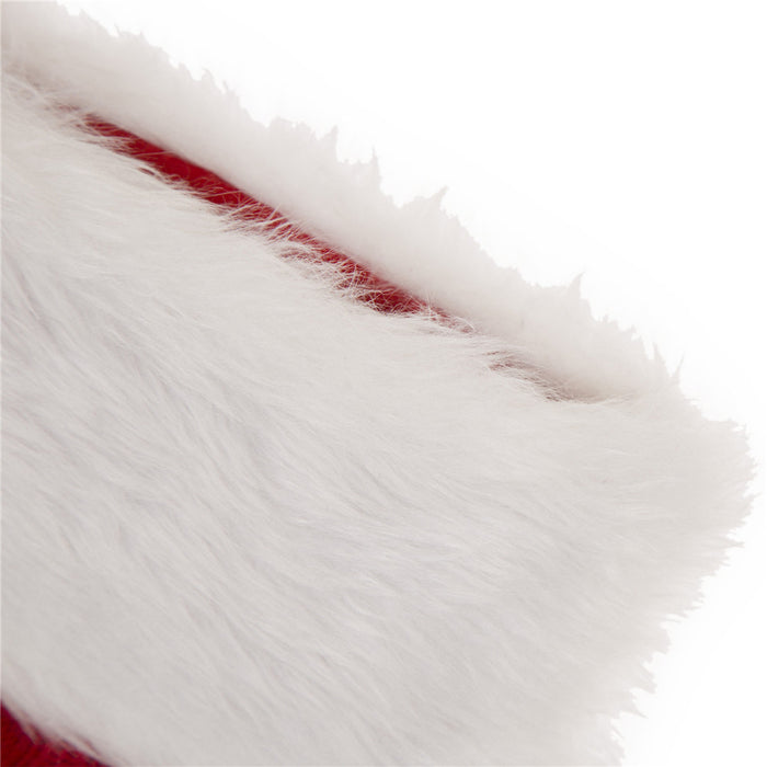 Knitted Stocking Faux Fur Cuff