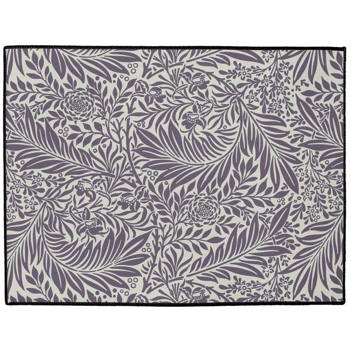 Larkspur Indoor/Outdoor Floor Mat William Morris Dark Plum