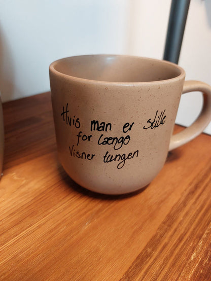 Låt oss ta en kopp kaffe – välj din egen text