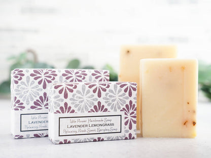 Lavender Lemongrass Handmade Soap: