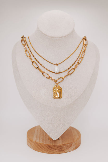 Dream Girl Necklace Set - 18K Gold Plated