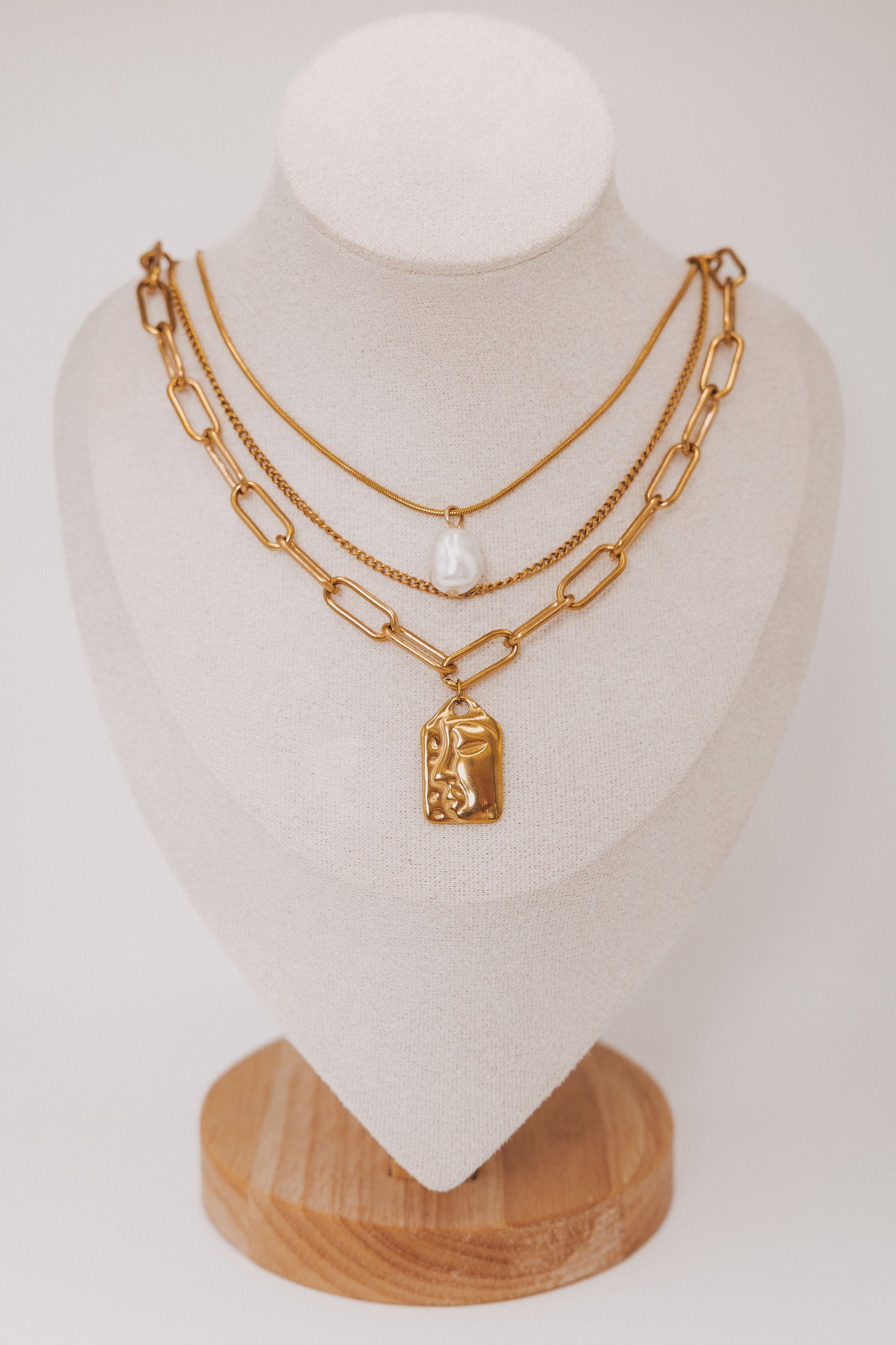 Dream Girl Necklace Set - 18K Gold Plated
