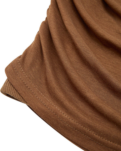 LAYERED TANK - CARAMEL