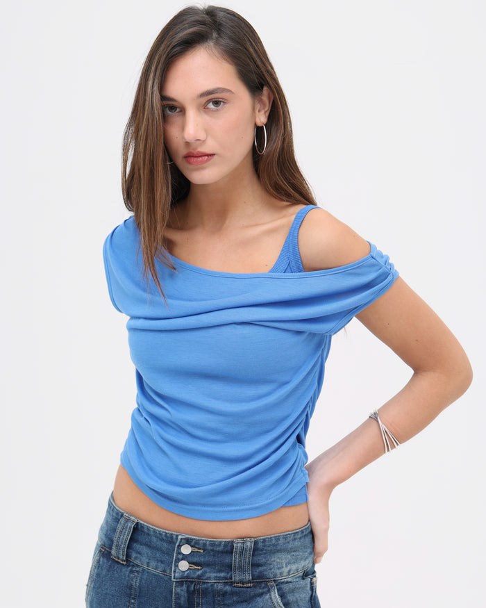 LAYERED TANK - COBALT