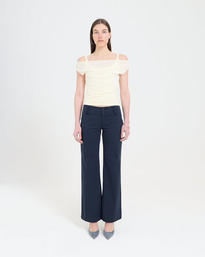 LAYERED TANK - CREAM