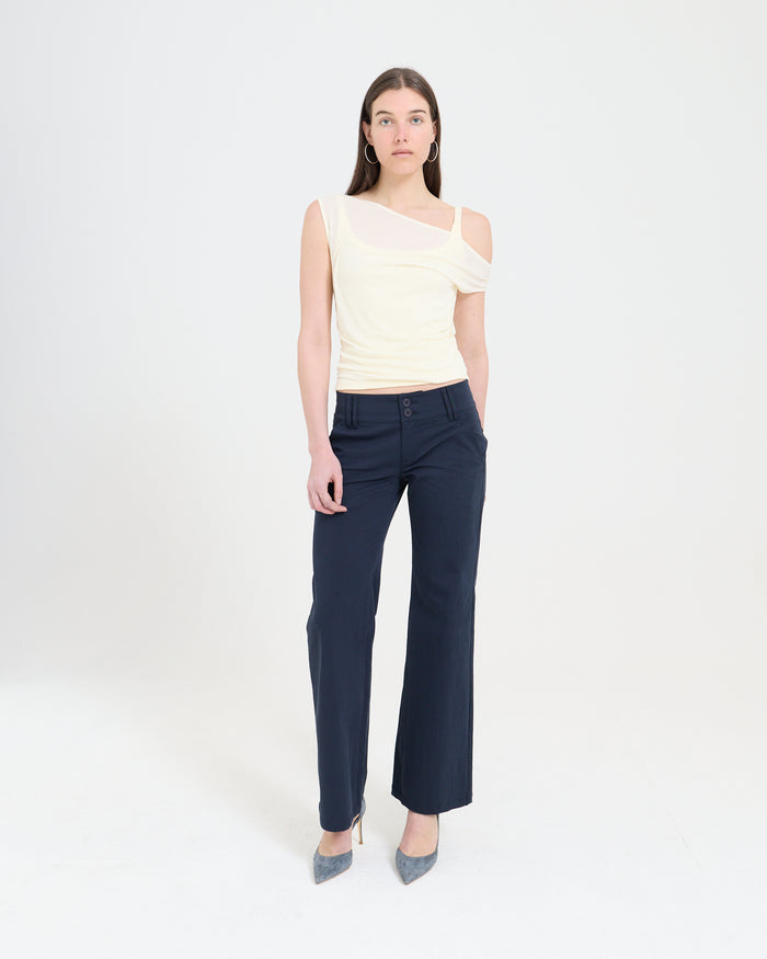 LAYERED TANK - CREAM