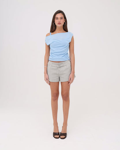 LAYERED TANK - SKY BLUE