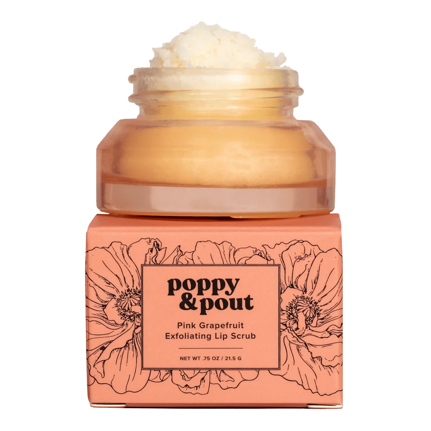 POPPY & POUT - Lip Scrub - Pink Grapefruit