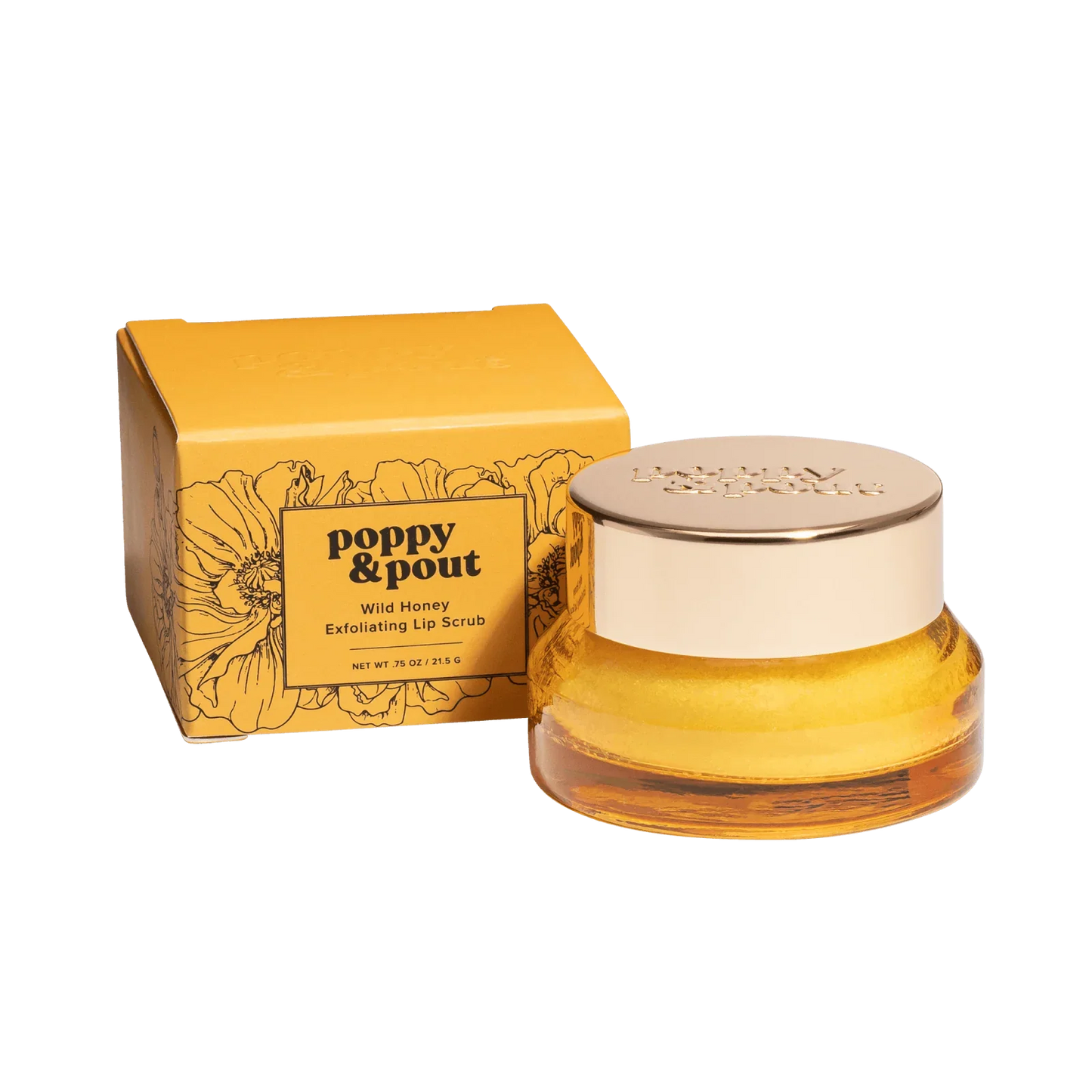 POPPY & POUT - Lip Scrub - Wild Honey