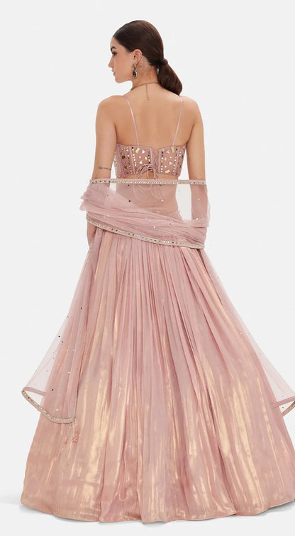 Liquid Blush Lehenga