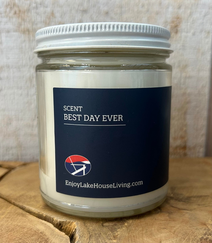 Little Long Lake Chill, Relax, Enjoy! Soy Candle