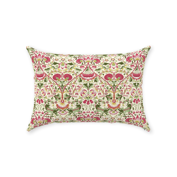 Lodden Cotton Throw Pillows William Morris Rose Thyme