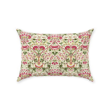 Lodden Cotton Throw Pillows William Morris Rose Thyme
