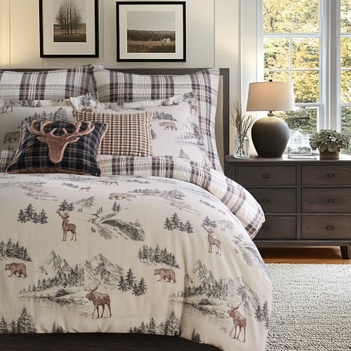 Levtex Home Lodge Toile Duvet Cover Set Duvets