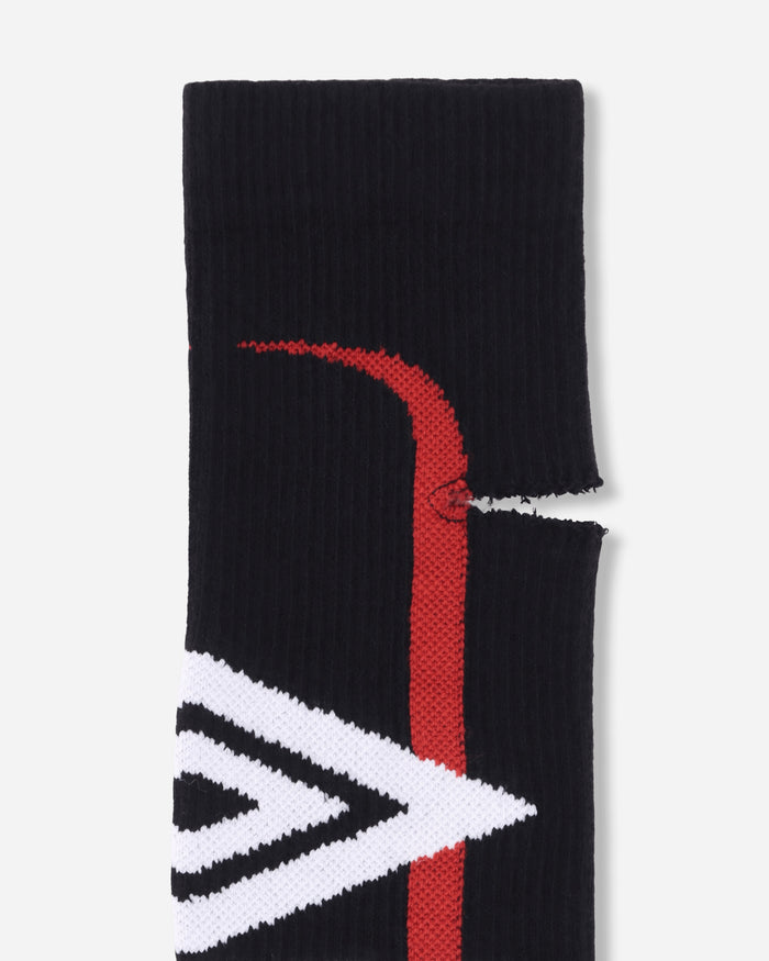 Umbro Logo Socks Black Underwear Socks UBMW0359YA15 BLK0001