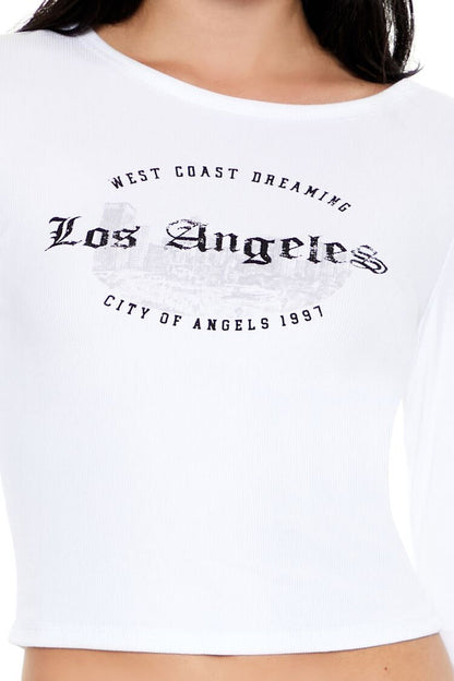 Los Angeles Cropped Tee