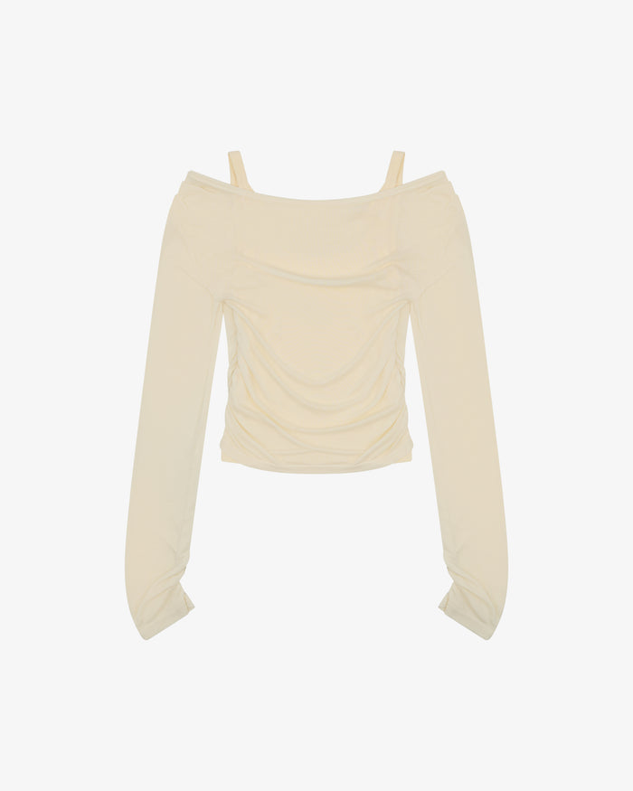 LS LAYERED TANK - CREAM