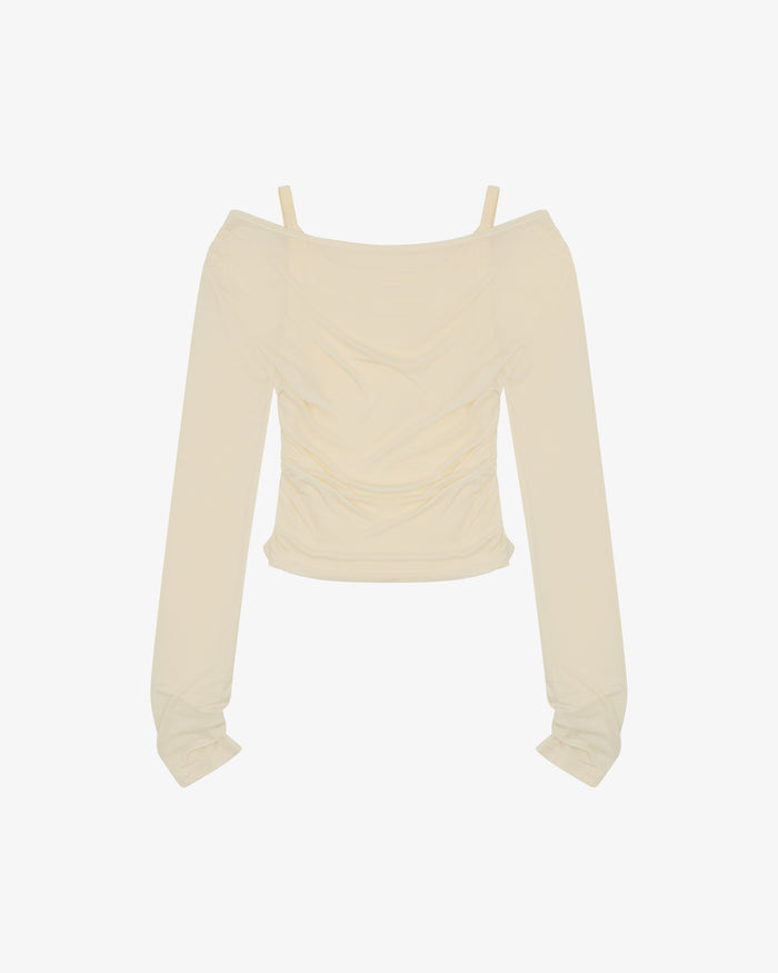 LS LAYERED TANK - CREAM