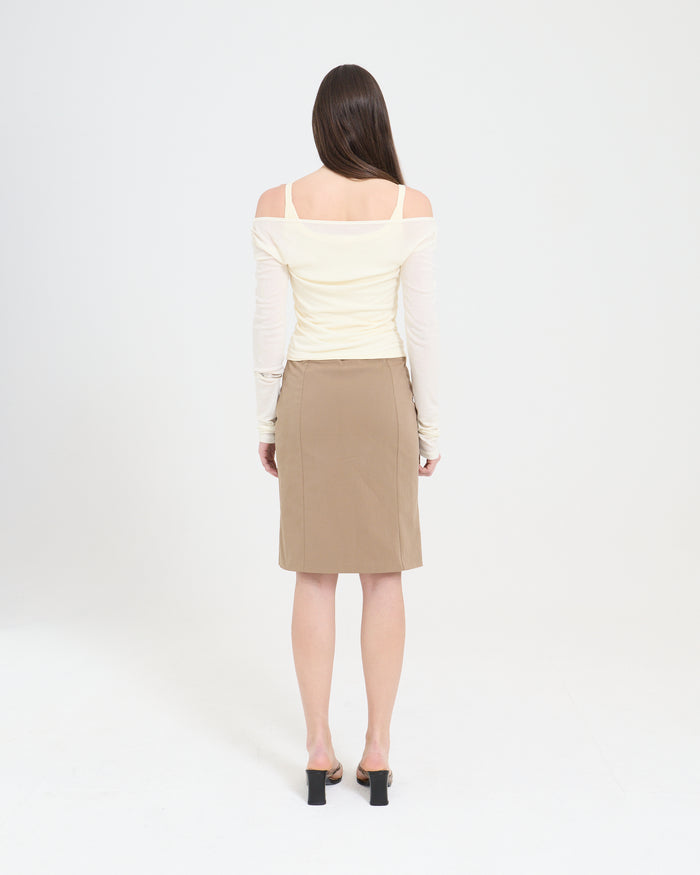 LS LAYERED TANK - CREAM