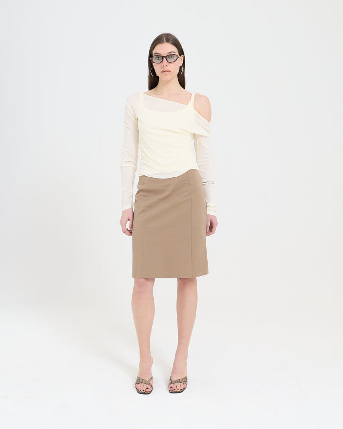 LS LAYERED TANK - CREAM