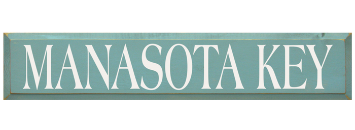 Manasota Key Wooden Sign