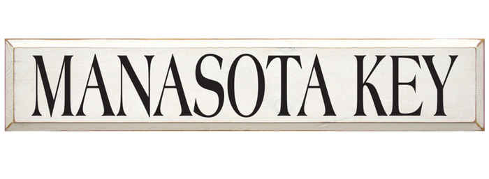 Manasota Key Wooden Sign