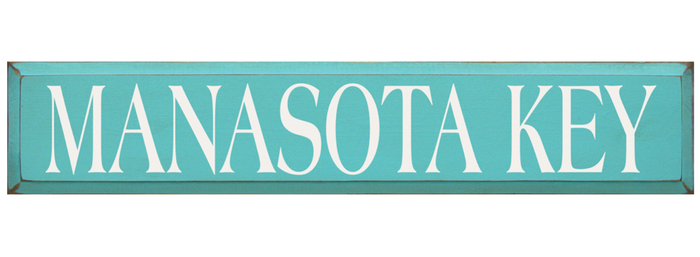 Manasota Key Wooden Sign
