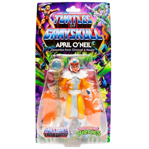 Masters of the Universe x Turtles of Grayskull Origins April Oneil Action Figure