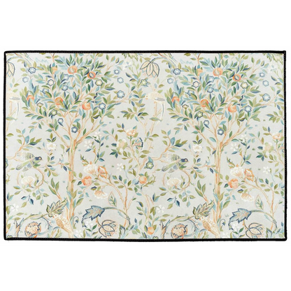 Melsetter Indoor/Outdoor Floor Mat William Morris Light Blue