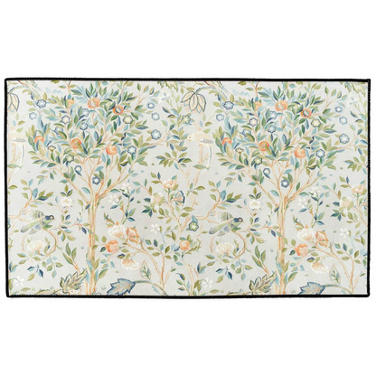 Melsetter Indoor/Outdoor Floor Mat William Morris Light Blue