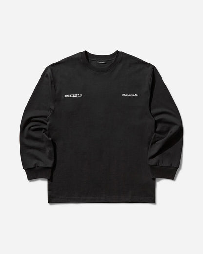 Maserati Heritage Long Sleeve Meteorite T-Shirts Top BMMW007JY05 GRY0030