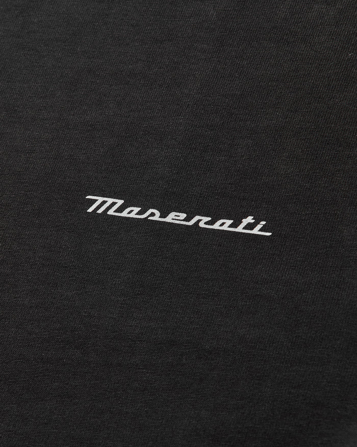 Maserati Heritage Long Sleeve Meteorite T-Shirts Top BMMW007JY05 GRY0030