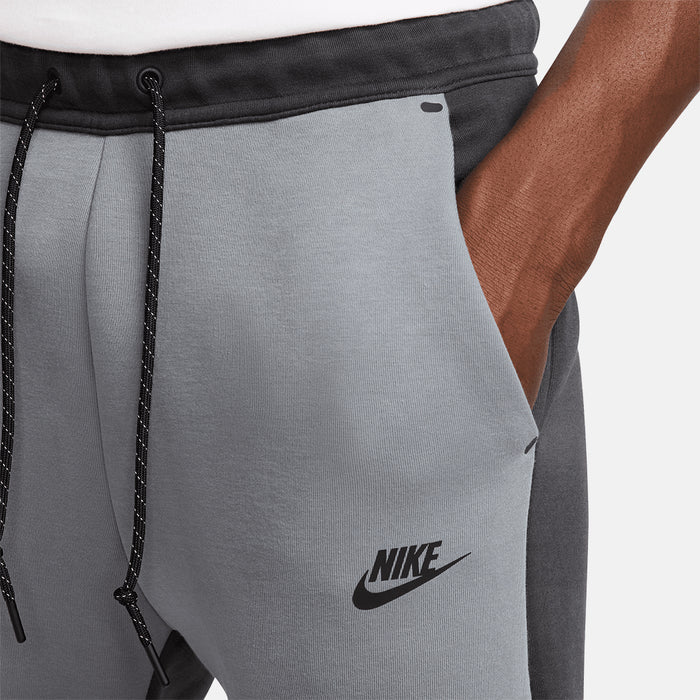 Up close, side view of the Men's Nike Tech Fleece Joggers.