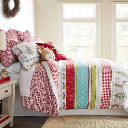 Levtex Home Merry & Bright Comet & Cupid Duvet Cover Set Duvets