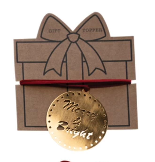 Metal Gift Topper