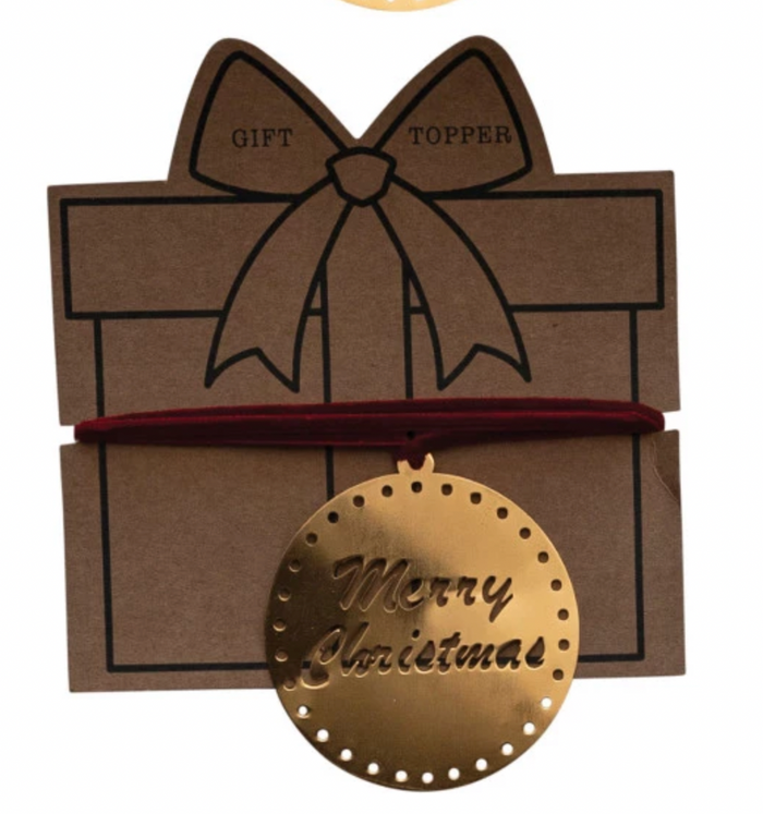Metal Gift Topper