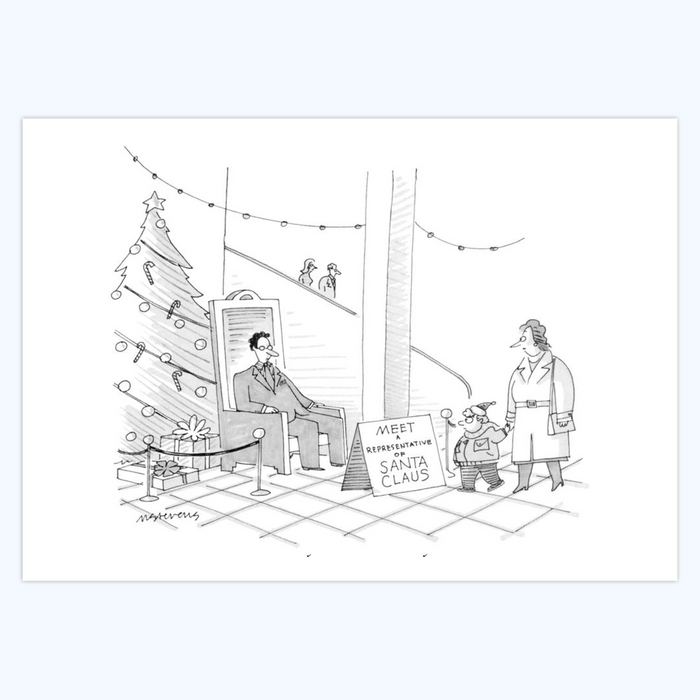Mick Stevens: Meet a Representative of Santa Claus - 5x7 Holiday Cards