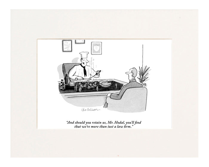 More Than Just a Law Firm Cartoon Print